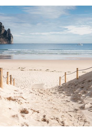 ARTGEIST - Fototapet med udsigt fra en strand - Flere strrelser