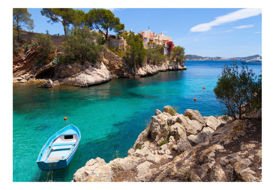 ARTGEIST - Fototapet med udsigt til hav og klipper - Flere strrelser