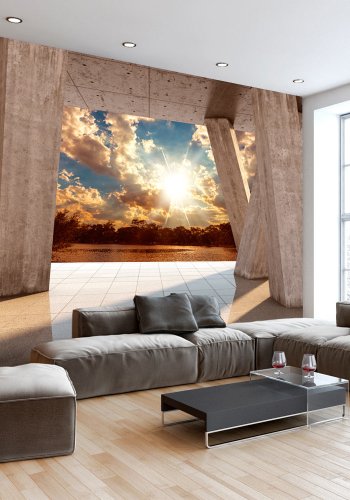 ARTGEIST fototapet - Sunny Promenade, solrig og smuk promenade (flere strrelser)