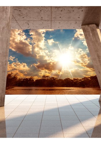 ARTGEIST fototapet - Sunny Promenade, solrig og smuk promenade (flere strrelser)