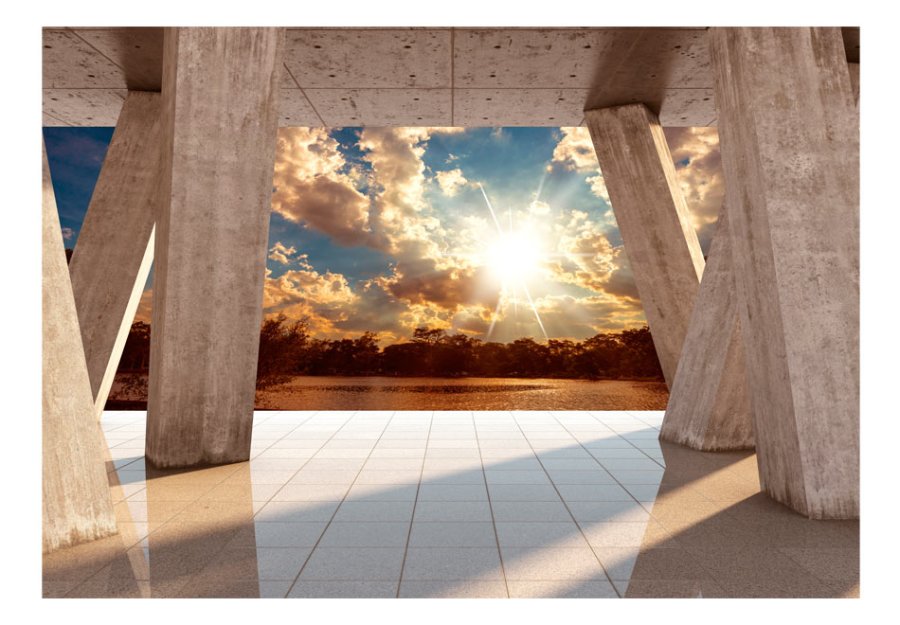 ARTGEIST fototapet - Sunny Promenade, solrig og smuk promenade (flere strrelser)