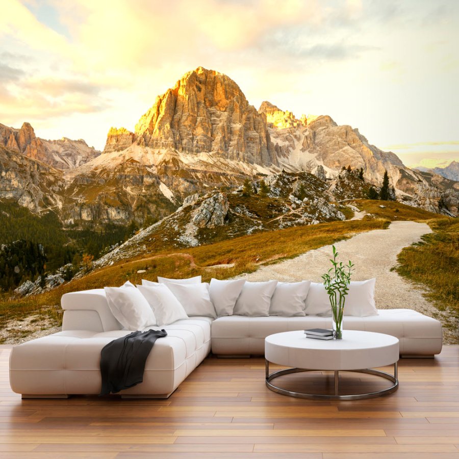 ARTGEIST fototapet - Beautiful Dolomites, bjergudsigt (flere strrelser)