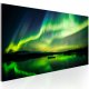 ARTGEIST Green Sky - Nordlys i grnne nuancer trykt p lrred - Flere strrelser