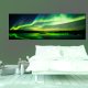 ARTGEIST Green Sky - Nordlys i grnne nuancer trykt p lrred - Flere strrelser