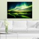 ARTGEIST Beautiful Glow - Nordlys i grnne nuancer trykt p lrred - Flere strrelser