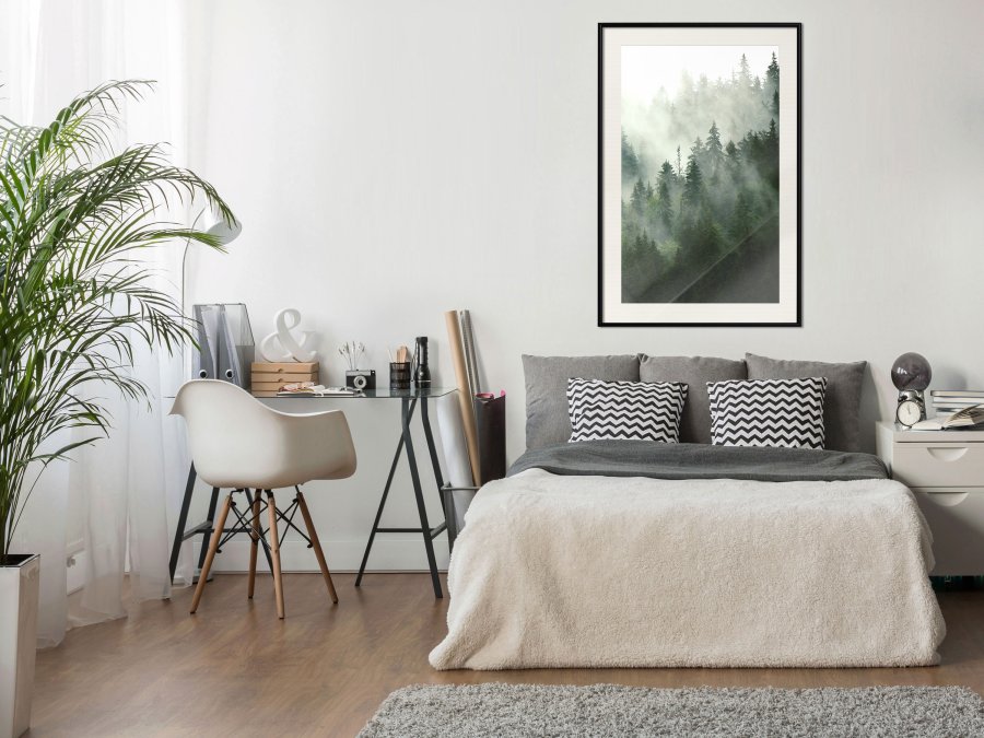 ARTGEIST Plakat med ramme - Steaming Forest