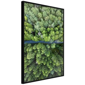 ARTGEIST Plakat med ramme - Forest from a Bird's Eye View