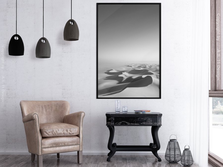 ARTGEIST Plakat med ramme - Ocean of Sand I