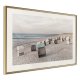 ARTGEIST Plakat med ramme - Baltic Beach Chairs
