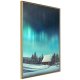 ARTGEIST Plakat med ramme - Evening in the Iceland