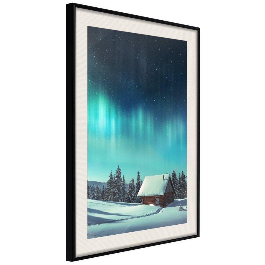 ARTGEIST Plakat med ramme - Evening in the Iceland