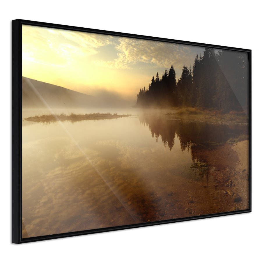 ARTGEIST Plakat med ramme - Fog Over the Water