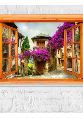 ARTGEIST fototapet - Italian Views, Italien gennem et vindue (flere strrelser)