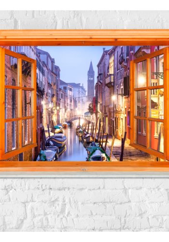 ARTGEIST fototapet - Venice View, udsigt over Venedig gennem Venedig (flere strrelser)