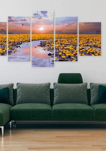 ARTGEIST billede, 5-delt - The River of Light - Flere strrelser