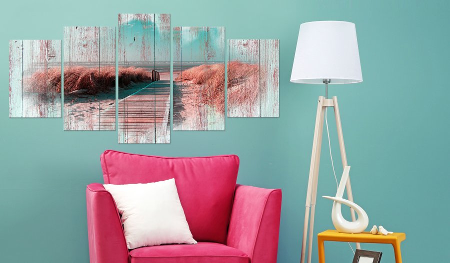 ARTGEIST billede, 5-delt - Shadow of the Past - Flere strrelser