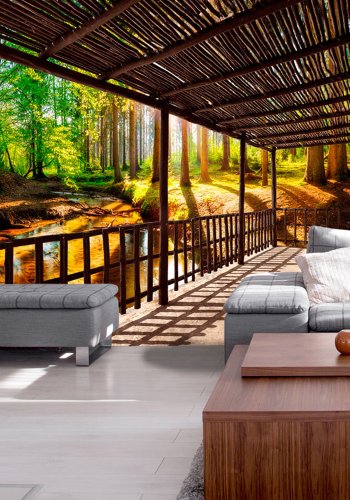 ARTGEIST fototapet - Getting Back to Nature, smuk skov (flere strrrelser)