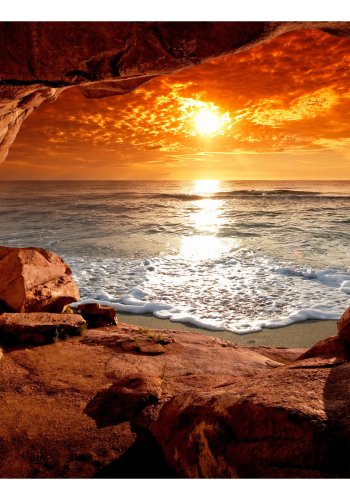 ARTGEIST fototapet - Exit from the Cave, solnedgang (flere strrelser)