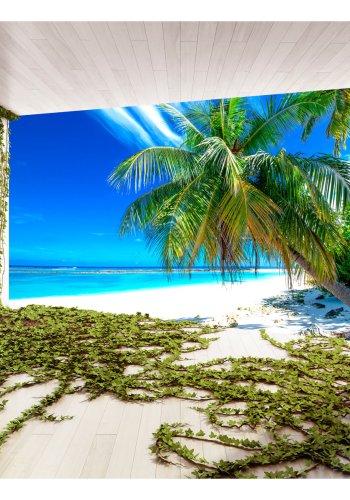 ARTGEIST Fototapet - Beach and Ivy, smuk strand (flere strrelser)