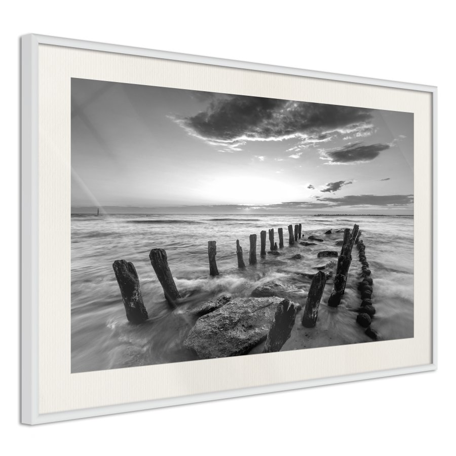 ARTGEIST Plakat med ramme - Old Breakwater
