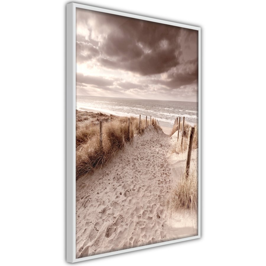 ARTGEIST Plakat med ramme - Sandy Path 