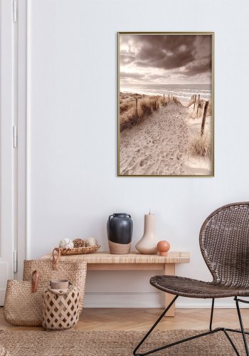 ARTGEIST Plakat med ramme - Sandy Path 