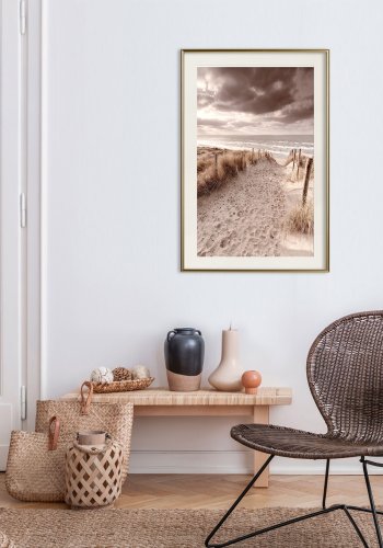 ARTGEIST Plakat med ramme - Sandy Path 