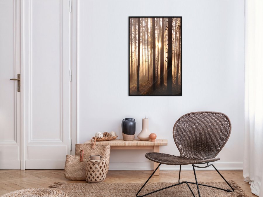 ARTGEIST Plakat med ramme - Morning in the Forest