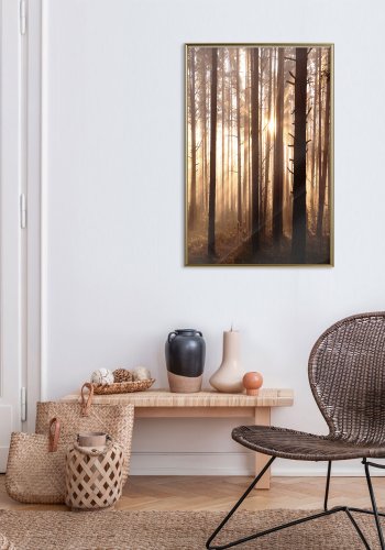 ARTGEIST Plakat med ramme - Morning in the Forest