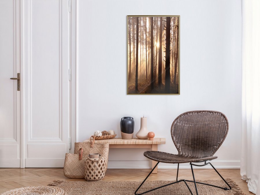 ARTGEIST Plakat med ramme - Morning in the Forest