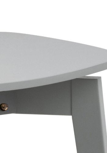 ACT NORDIC Roxby spisebordsstol - lysegr MDF og lysegr gummitr