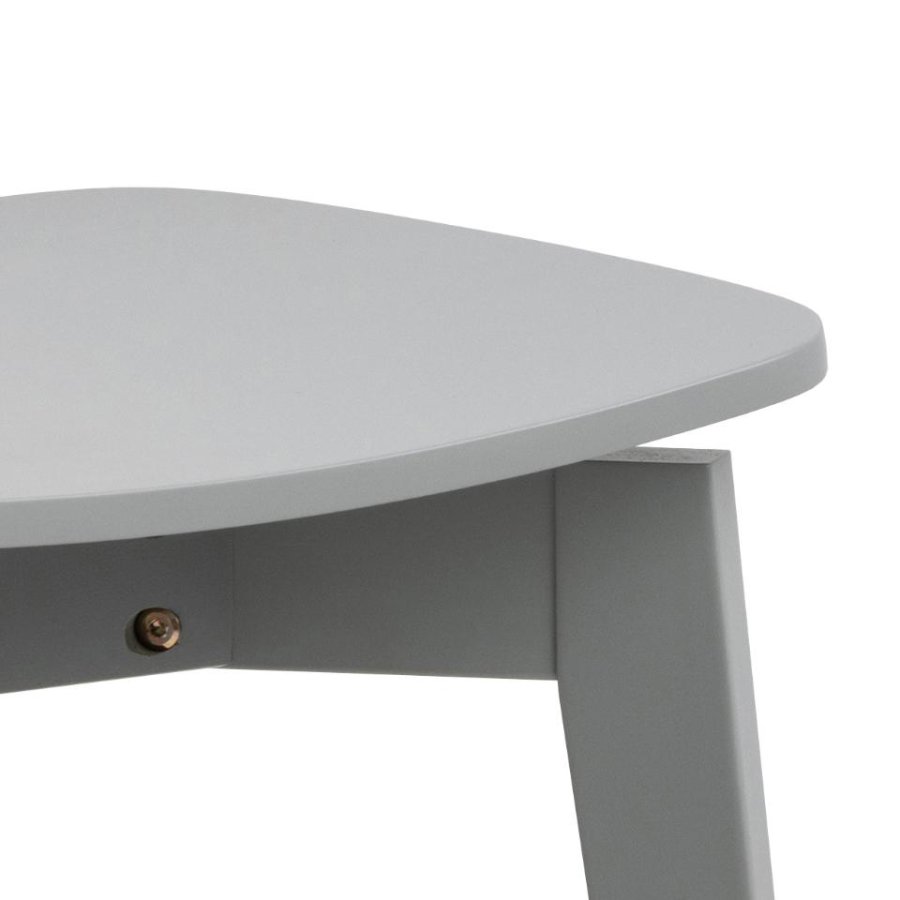 ACT NORDIC Roxby spisebordsstol - lysegr MDF og lysegr gummitr