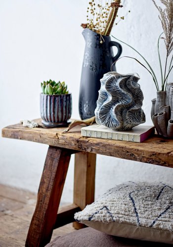 CREATIVE COLLECTION Khumo Vase, Sort, Stentj