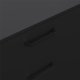 TVILUM Dana Chest med 3 skuffer, Matt Black, 98,7 x 39,8 x 76,6 cm