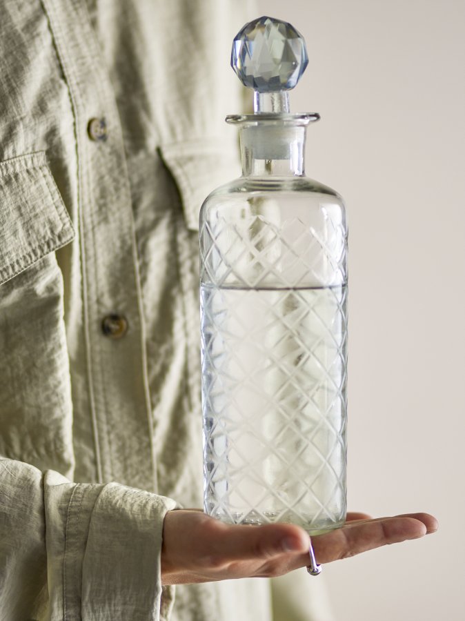 CREATIVE COLLECTION Meti Karaffel, Klar, Glas