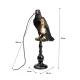 KARE DESIGN Animal Sitting Crow bordlampe - sort polyresin og guld aluminium (H:61cm)