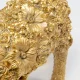 KARE DESIGN Animal Flower Sheep bordlampe - guld polyresin