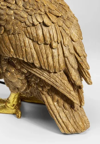 KARE DESIGN Animal Duck bordlampe - sort bomuld og guld polyresin