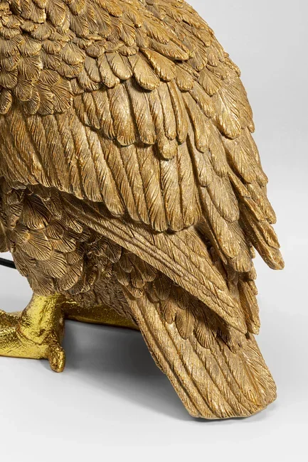 KARE DESIGN Animal Duck bordlampe - sort bomuld og guld polyresin