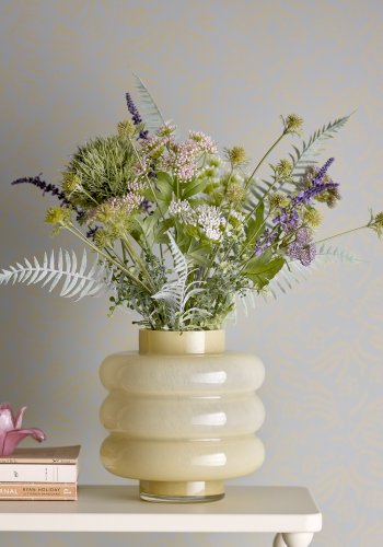 BLOOMINGVILLE Sahara Vase, Gul, Glas