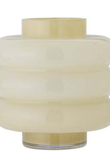 BLOOMINGVILLE Sahara Vase, Gul, Glas
