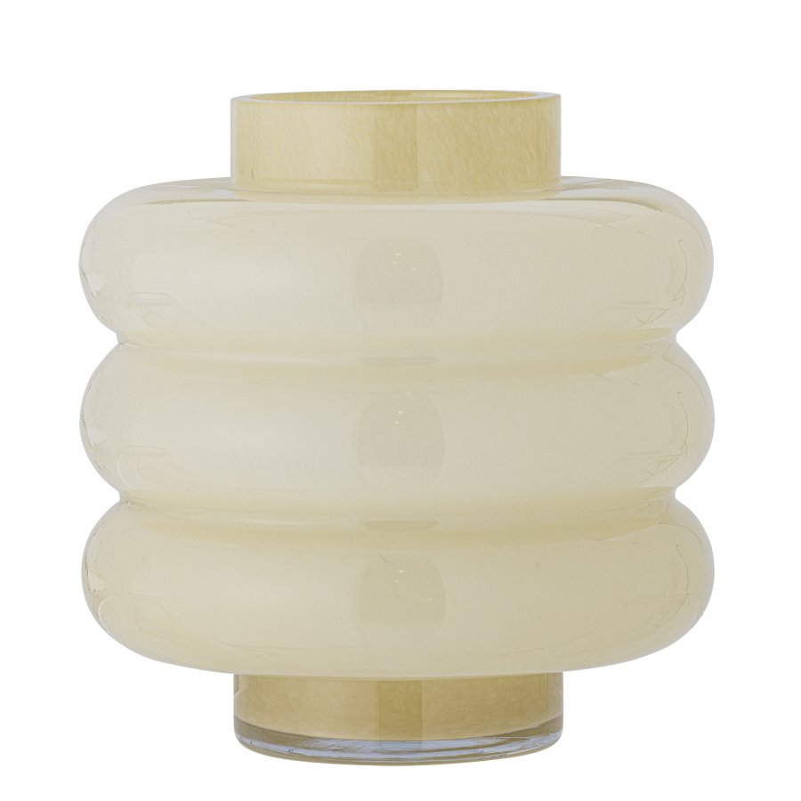 BLOOMINGVILLE Sahara Vase, Gul, Glas