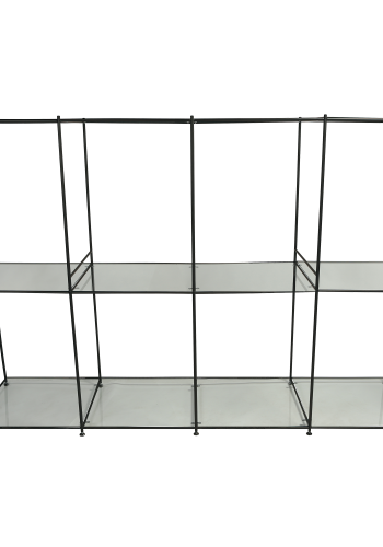 DAN-FORM DAN-FORM Stol Display Stol Display, sort lak og glashylder