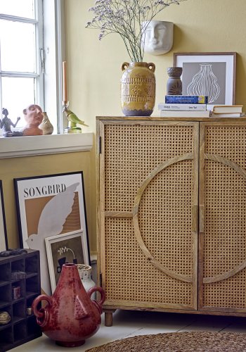 BLOOMINGVILLE Tarun dekorationsvase - brun stentj (H:35,5)