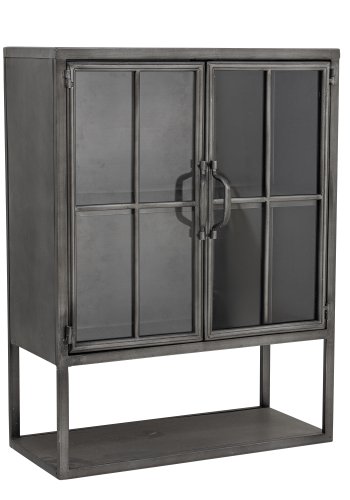 BLOOMINGVILLE Sindre Skab, Sort, Metal