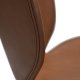 DANFORM Cloud spisebordsstol - cognac kunstlder og sort stl
