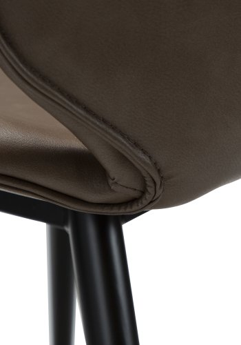 DANFORM Cloud spisebordsstol - Major brun kunstlder og sort stl