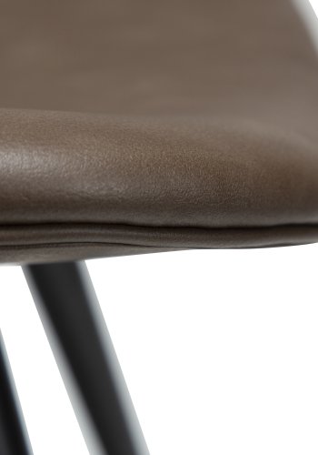 DANFORM Cloud spisebordsstol - Major brun kunstlder og sort stl