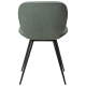 DAN-FORM CLOUD Stol Pebble grn bouclé stof med sorte ben