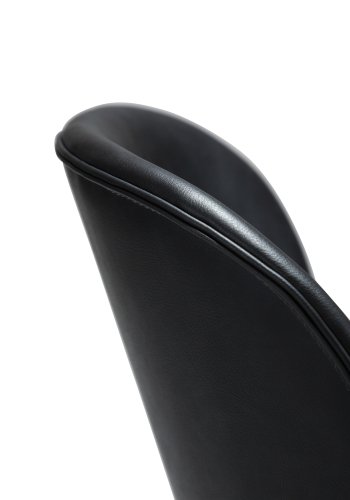 DANFORM Cloud spisebordsstol - Ravn sort kunstlder og sort stl